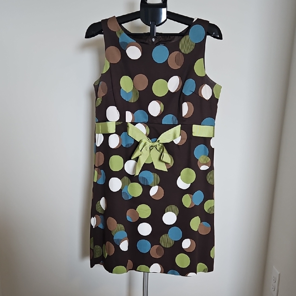 Jessica Howard Brown and Blue Dress